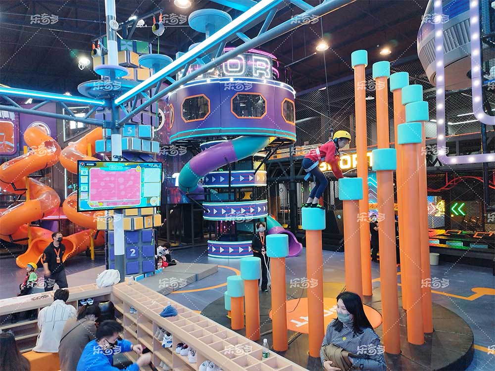 樂奇多蹦床樂園實(shí)拍圖